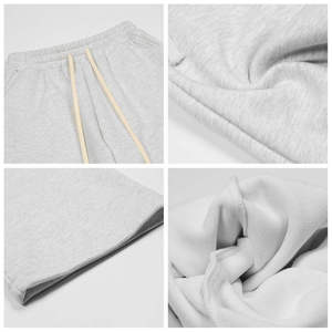 Pantalones Deportivos de Pierna Ancha con Forro Polar, Personalizados con Impresión de Alta Calidad, Lisos, con Cordón Súper Largo, para Hombre - Product Image 5