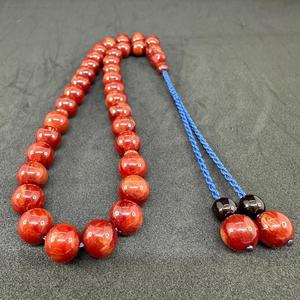 Rosario Islámico de Resina de Lujo Hecho a Mano, Cuentas Tasbih para Dhikr, Meditación, Oración y Regalo Religioso - Product Image 4
