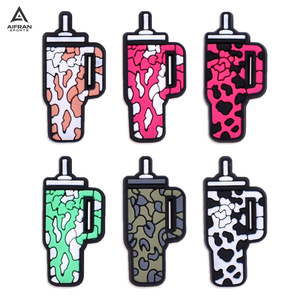 Breloques de chaussures personnalisées AIFRAN en PVC, badges 3D avec logo, emblèmes compatibles Jibbitz pour sabots, idéales pour cadeaux, commandes en gros, accessoires de chaussures - Product Image 2