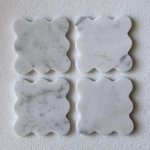 Hot Sale <b>Marble</b> <b>Coasters</b> with Natural Stone Finish for Promotional Gifts Home Decor Restaurant Tableware Available At Good Price - Product Image 6