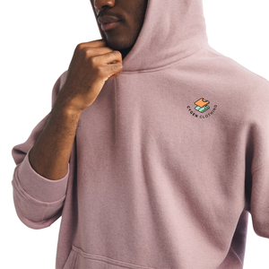 Sudadera con Capucha Rosa para Hombre, Unisex, Gruesa, Corte Regular, Bolsillo Canguro, Informal, de Felpa, Algodón Ecológico, Transpirable, para Invierno - Product Image 3
