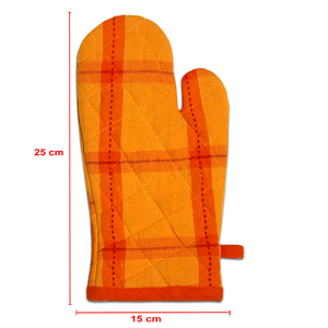 Maniques de four professionnelles à motif à carreaux, taille personnalisée, 100% coton, les mieux notées, de bonne qualité, fabriquées en Inde. - Product Image 5