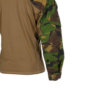 Men's Camouflage Tactical <b>Shirt</b> Full Sleeve Zipper Stand Collar Quick Dry Workwear Style Outdoor Casual <b>Shirts</b> - Product Image 2