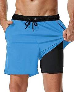 Pantalones Cortos de Playa de Secado Rápido Personalizados para Hombre, 2 en 1, Pantalones Cortos Deportivos para Gimnasio, Bañadores con Forro de Compresión - Product Image 6
