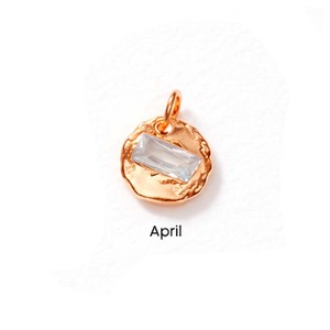 Pendentif en quartz cristal plaqué or rose, breloque ronde en forme de pièce de monnaie, pierre précieuse rectangulaire facettée, bijoux boucles d'oreilles - Product Image 1