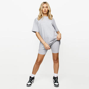 Tela de Jersey 100% Algodón Ecológica al por Mayor, con Logotipo Personalizado, Corte Holgado, Talla Grande, Unisex, Estilo Hip Hop, para Verano - Product Image 5