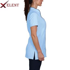 2022 Logo personnalisé élastique de haute qualité industrie de beauté de massage vêtements de travail pour femmes tunique spa uniforme pour dame - Product Image 2