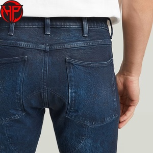 3D Zip Knee Skinny Denim <b>Jeans</b> <b>Men</b> Distressed Stretch <b>Biker</b> Slim Fit Trousers Casual Streetwear Denim Pants - Product Image 5