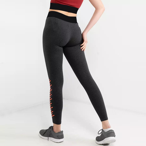 Custom Womens High Waist Compression <b>Leggings</b> Breathable Gym Fitness Running Training <b>Workout</b> Sports Tights OEM Factory - Product Image 2