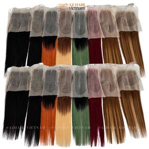 2x6, 4x4, 5x5, 6x6, fermetures de dentelle Hd de cheveux vietnamiens bruts, fermeture de base de peau en gros, cheveux humains péruviens sans colle avec fermeture - Product Image 1