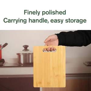 Planche à découper en bambou écologique pour la cuisine |   Planche à découper durable |   Fournisseur en gros OEM - Product Image 4