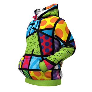 Sudadera con Capucha de Forro Polar Transpirable y Ecológica con Estampado por Sublimación 3D para Hombre, Material de Poliéster/Algodón, Corte Regular - Product Image 6