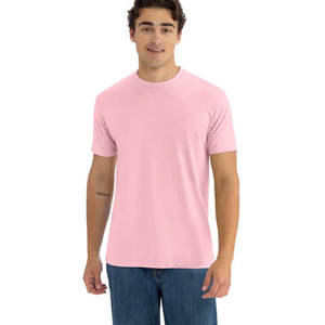 T-shirt personnalisé pour homme et femme, coupe classique, col rond, en coton mélangé doux, tailles S à 4XL, coupe athlétique, logo discret, t-shirt basique. - Product Image 4