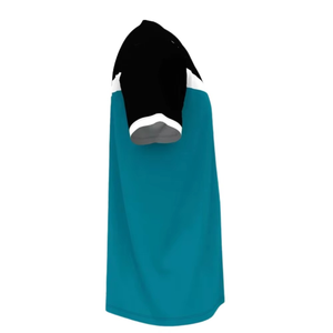 T-shirt pour homme à manches raglan, col rond, blanc et violet, coupe classique, séchage rapide, style sportif, design uni - Product Image 4