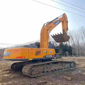 Excavadora de cadenas Sany SY245H en venta, en buen estado, con motor y bomba nueva, máquina duradera, ideal para excavación y minería. - Product Image 4