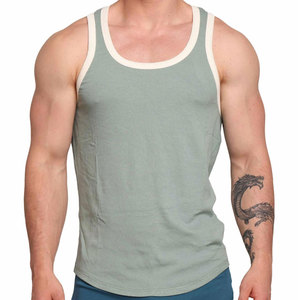 Camiseta Deportiva Personalizada sin Mangas, Cuello Redondo, Estilo Longline, para Gimnasio, Culturismo, Cómoda, de Poliéster y Elastano - Product Image 1