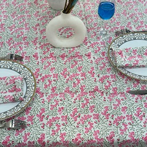 Floral Printed Cotton <b>Tablecloth</b> <b>Square</b> Pastoral Style Washable Home Use Cotton <b>Tablecloth</b> <b>Square</b> Covers Napkin/Placemat - Product Image 5