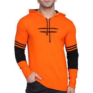 Sweat-shirt à capuche personnalisé sans cordon pour homme, en coton épais, coupe oversize, pull uni, style décontracté streetwear avec poche 2026 - Product Image 1