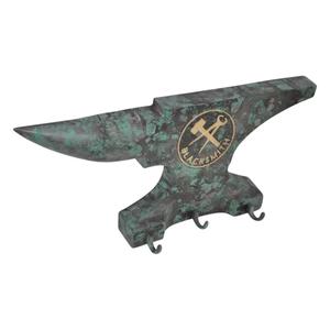 Green Antique Finish Cast Aluminium Mancave Anvil <b>Wall</b> <b>Hook</b> Blacksmith Anvil Single <b>Hook</b> Decorative Items - Product Image 6