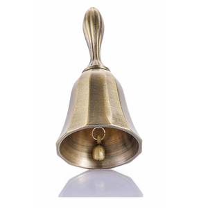 Cloche à main en laiton super sonore pour les mariages, cloches à main pour les personnes âgées, cloche de chevet, cloche de classe pour les enseignants, cloches tibétaines - Product Image 1