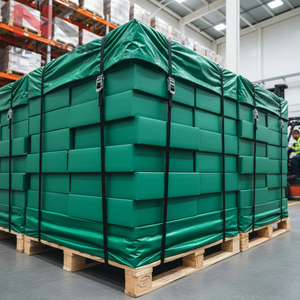 Bâche en toile enduite NK Polycross LLP, résistante, avec bords renforcés, imperméable, anti-poussière, pour machines, usage agricole et en ferme - Product Image 3