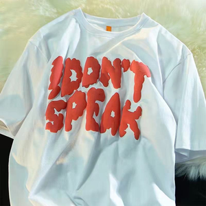Nouvelle Arrivée 2026 T-shirt Homme Oversize Streetwear 100% Coton Nouvelle Collection Vente Chaude pour Impression Gonflée Design 3D - Product Image 4