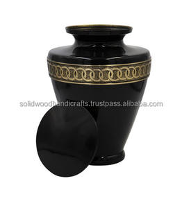 Urnas decorativas de latón para adultos, urnas hechas a mano para entierro de hombres y mujeres. - Product Image 1