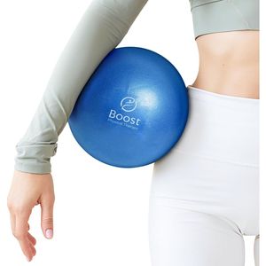 Ballon d'exercice compact de 9 pouces pour Pilates, entraînement de stabilité, fitness, renforcement du tronc, barre de yoga, avec guide d'entraînement complet inclus - Product Image 1