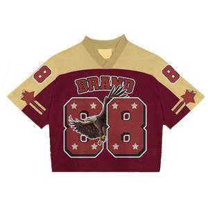 Camiseta Deportiva de Malla de Poliéster Estilo Vintage OEM para Fútbol, Baloncesto, con Logotipo Personalizado, Estilo Urbano, Sublimación, Talla Grande - Product Image 1