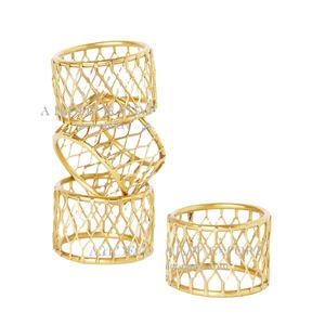 Anneau décoratif pour serviettes de Table, fini de haute qualité, décoration fantaisie pour Table de mariage, porte-serviettes - Product Image 1