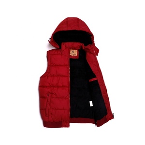 Chaleco Acolchado Multibolsillos 100% Poliéster con Logotipo Personalizado, Ropa de Invierno, Chaleco Acolchado con Capucha para Unisex. - Product Image 2