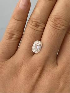 Diamant de laboratoire certifié IGI 2,00 carats, taille Old Mine, couleur E, clarté VS2, diamant coussin antique, CVD HPHT, prix de gros - Product Image 2