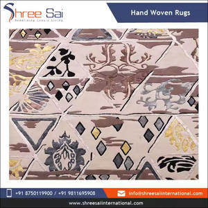 Alfombras y Conjuntos de Alfombras Modernas Bordadas Multicolor, Hechas a Mano, con Base de Látex y Felpa de Algodón, Resistentes a las Manchas, en Oferta - Product Image 3