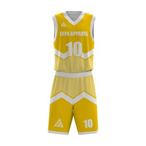 Ensemble de maillots de basket athlétiques en maille légère, uniforme de sport, fabrication OEM, logo personnalisé, marque privée, vêtements en gros - Product Image 1
