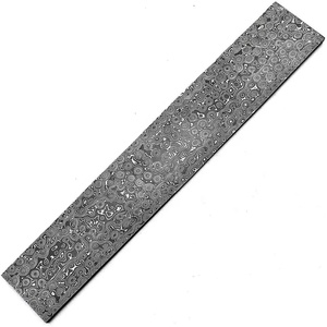 Acier Damas de qualité industrielle de 12 pouces à motif goutte de pluie, épaisseur 3 mm, pour la fabrication de couteaux à pointe tombante, fait main et sur mesure, par Ahmad Fabric - Product Image 2