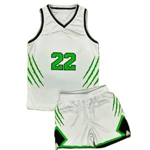 Uniforme de Baloncesto Personalizado al por Mayor de Alta Calidad, Conjunto de Sublimación de Camisetas de Fútbol Unisex, Impresión de Logotipo Personalizado, Bordado en la Parte Superior - Product Image 1