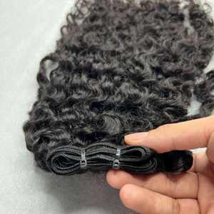 Burmese <b>Curly</b> <b>Bundles</b> Human Hair Raw Unprocessed Single Donor Raw Cuticle Aligned Hair from CDY Hair - Product Image 3