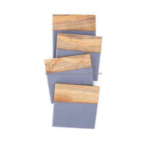 Juego de Posavasos de Resina Hechos a Mano, Ecológicos, Modernos y Minimalistas, Estilo Hada, Redondos, para Interiores Elegantes, para Manualidades y Regalos - Product Image 2