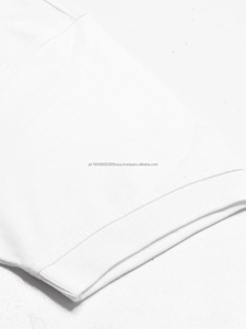 Polos pour hommes de haute qualité en coton mélangé polyester, logo personnalisé, polos décontractés pour hommes - Product Image 4