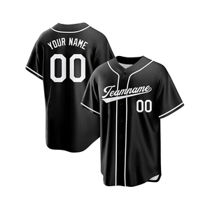Camiseta de Béisbol para Hombre, Estilo Oversize, Personalizada con el Logotipo del Equipo, con Botones, Ropa Urbana, Transpirable y Ligera - Product Image 1