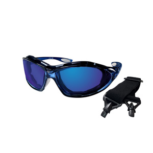 Lunettes de sécurité A04 avec verres UV400, coussinets de monture intérieure amovibles et plaquettes nasales antidérapantes pour un ajustement sûr - Product Image 1