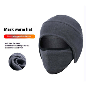 Bonnet d'hiver en polaire avec cache-oreilles, chaud et isolant, coupe-vent, pour homme et femme, avec protection du cou, idéal pour les activités extérieures par temps froid - Product Image 5
