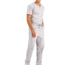 Medical <b>Scrubs</b> Uniform Unisex Comfortable Breathable Fabric Nursing Hospital Doctor Clinic Daily Wear Workwear - Product Image 1