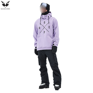 Vêtements d'hiver de qualité supérieure, nouvelle arrivée, meilleur fournisseur, service OEM, couleur unie lavande, confortable, fermeture éclair, imperméable, thermique pour hommes - Product Image 3