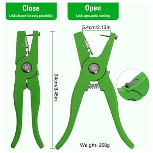 1 Pieza Alicates Aplicadores de Etiquetas de Oreja Metálicas para Ganado, Cabras y Ovejas, Herramienta Práctica de Identificación Animal - Product Image 2