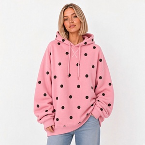 Sudadera con Capucha para Mujer, Estampada, de Algodón Ecológico, Estilo Urbano, Transpirable, Corte Regular, a la Moda, para Invierno, para Todas las Temporadas, Cómoda, Forrada - Product Image 1