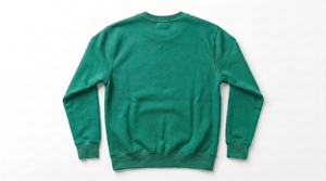 เสื้อสเวตเชิ้ตผู้ชายสีเขียวมรกต คอกลม ผ้าฟลีซ ผสมโพลีเอสเตอร์/คอตตอน ทรงปกติ สไตล์วินเทจ กันยับ ใส่สบาย เหมาะสำหรับฤดูหนาว - Product Image 2