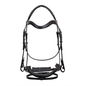 Cabezada de Cuero de Lujo Hecha a Mano con Cristales y Pedrería Elegante Estilo Inglés para Caballo, Personalizable en Color y Tamaño - Cob-Full Custom - Product Image 6