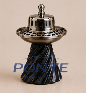 Luxury Metal Bakhoor Burner Minimalist Spiral Base Mabkhara For Oud & Frankincense Elegant Home <b>Decor</b> & Ramadan Spiritual Gifts - Product Image 3