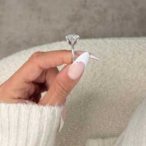 5 Carat Cut Lab Grown Diamond Gold <b>Ring</b> for Women | IGI Certified Luxury <b>Solitaire</b> Engagement <b>Ring</b> | Elegant Bridal Wedding - Product Image 4